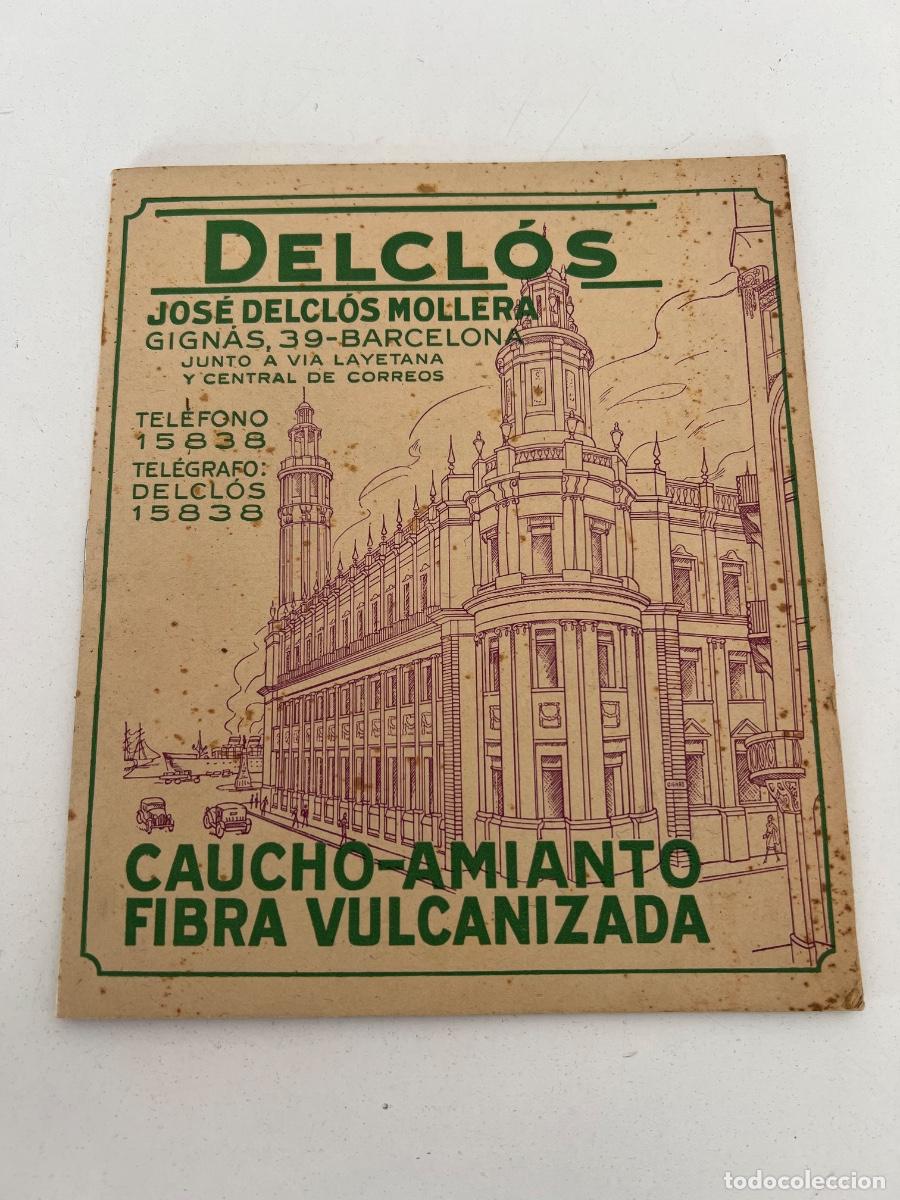Catalogues publicitaires: CATALOGO PUBLICITARIO DELCLOS CAUCHO Y AMIANTO 1933
