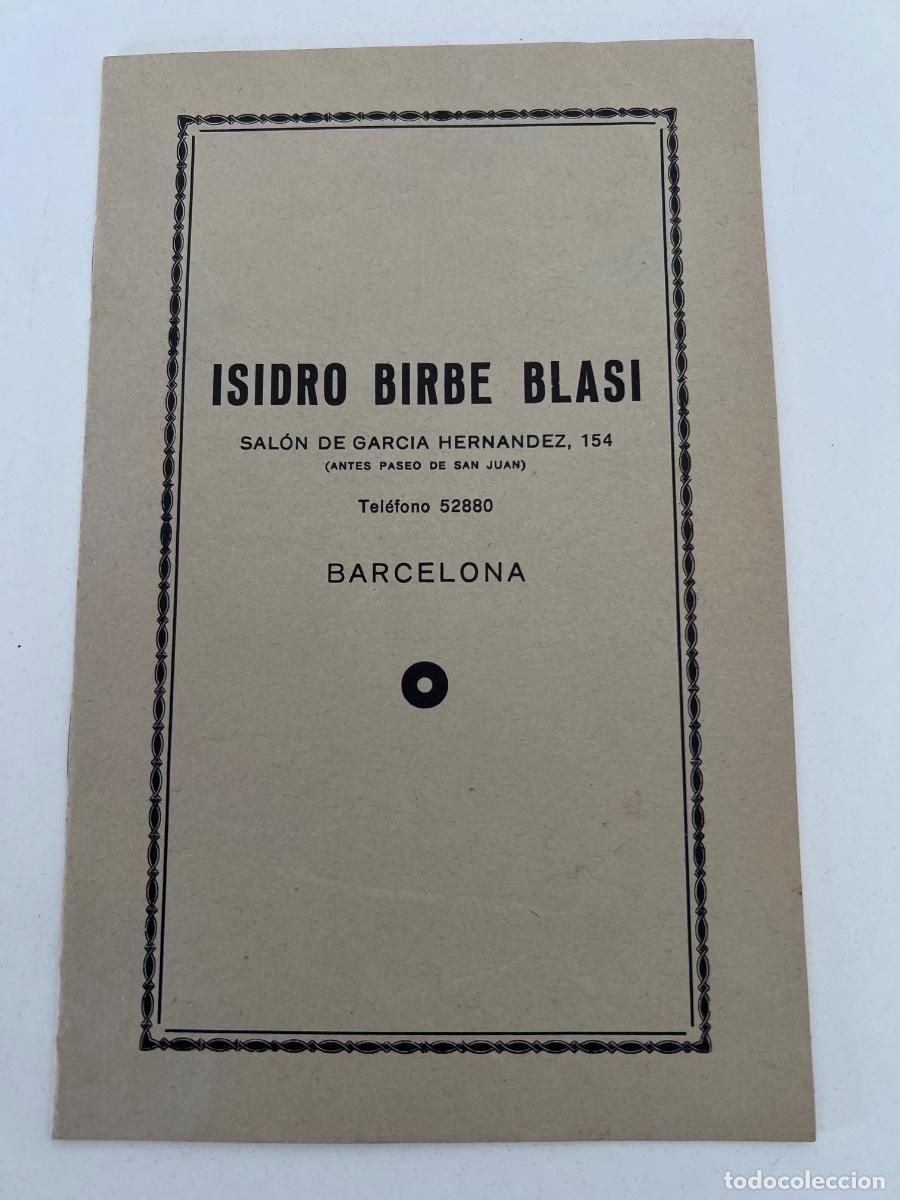 Catalogues publicitaires: CATALOGO PUBLICITARIO ISIDRO BIRBE BLASI
