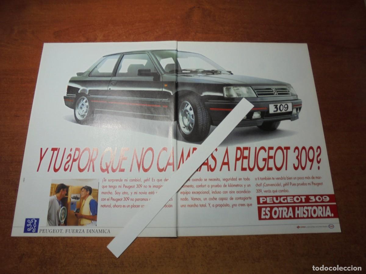 Cat&aacute;logos publicitarios: PUBLICIDAD 1988: PEUGEOT 309 // NIKE AIR