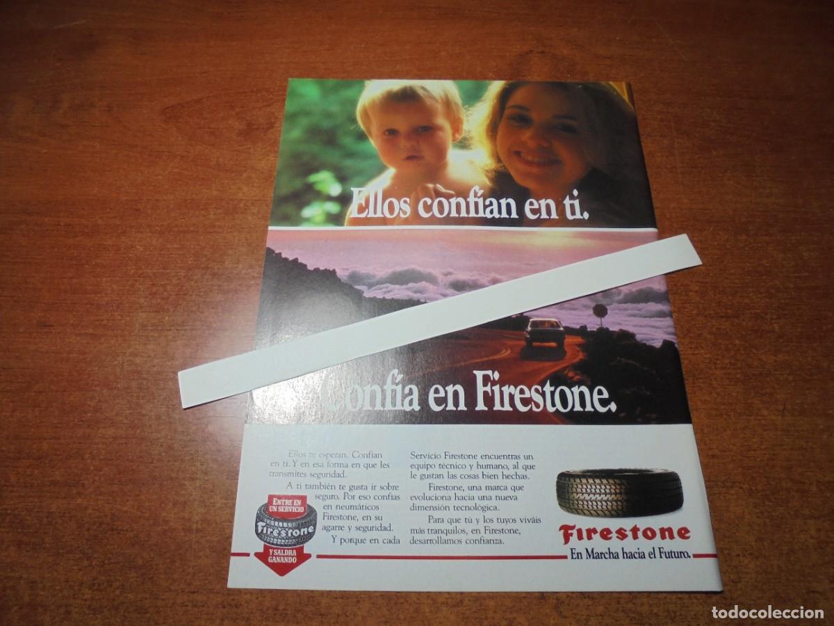 Cat&aacute;logos publicitarios: PUBLICIDAD 1988: FIRESTONE - Foto 1