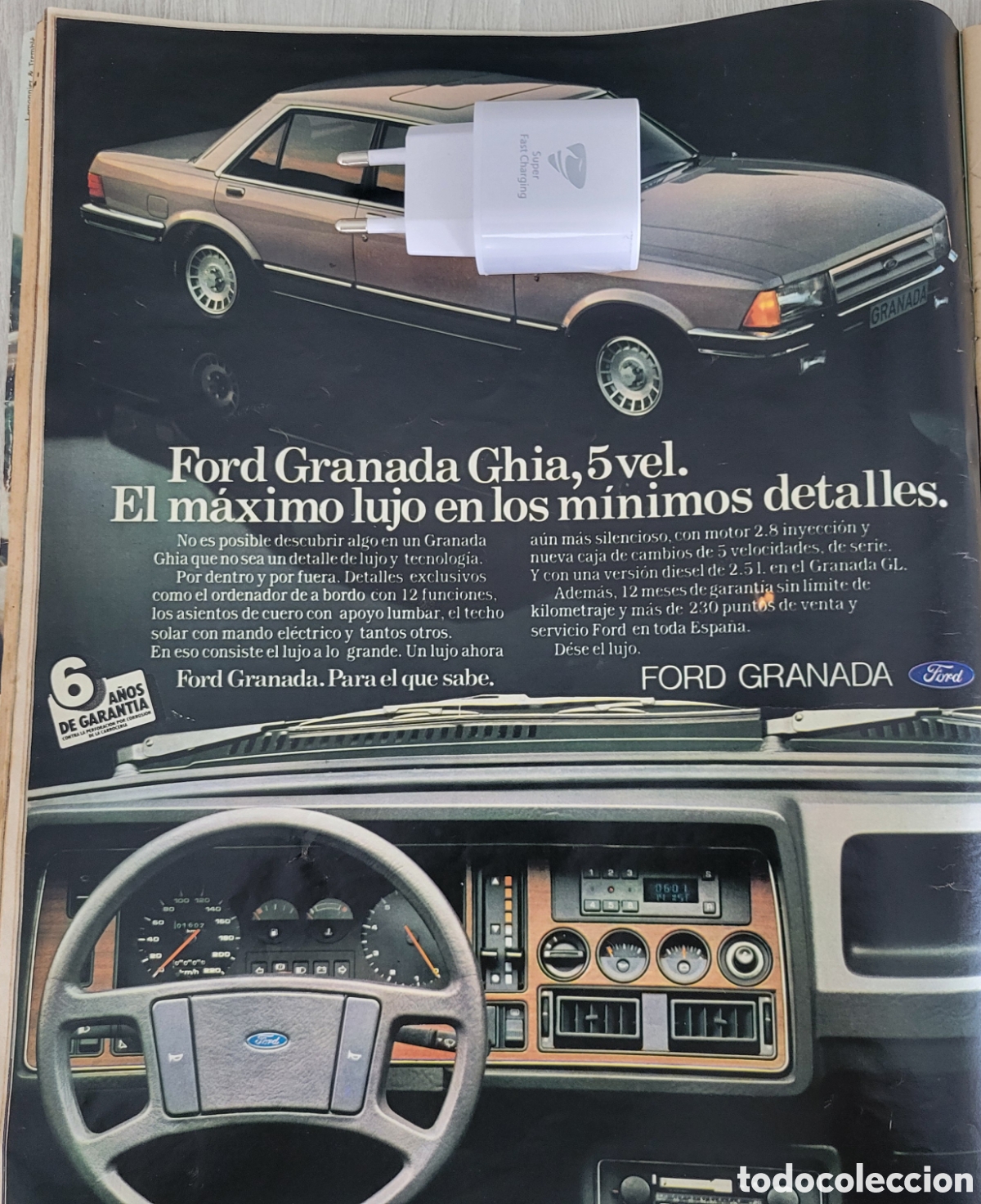 Cat&aacute;logos publicitarios: Anuncio Ford Granada Ghia - Foto 1