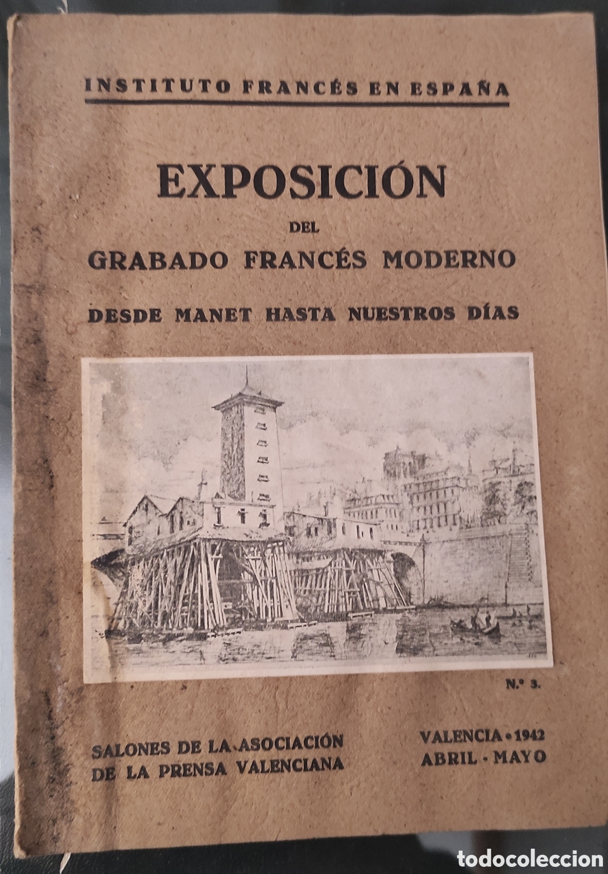 Cat&aacute;logos publicitarios: Exposion del grabado Franc&eacute;s 1842 - Foto 1