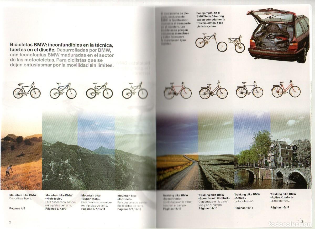 Cat&aacute;logos publicitarios: CATALOGO BICICLETAS B M W. 1998 - Foto 2
