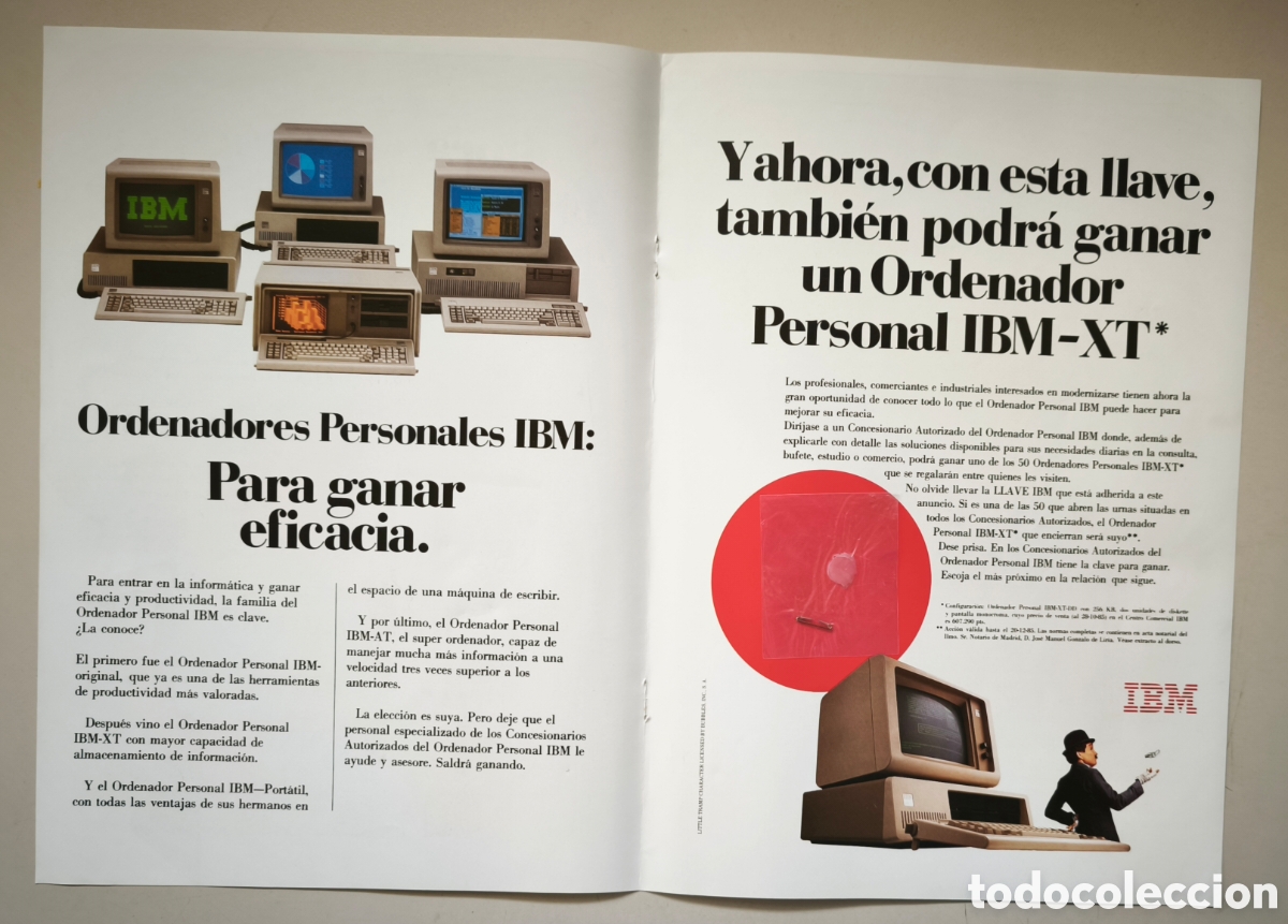 Cat&aacute;logos publicitarios: IBM. ANTIGUA PUBLICIDAD - Foto 1