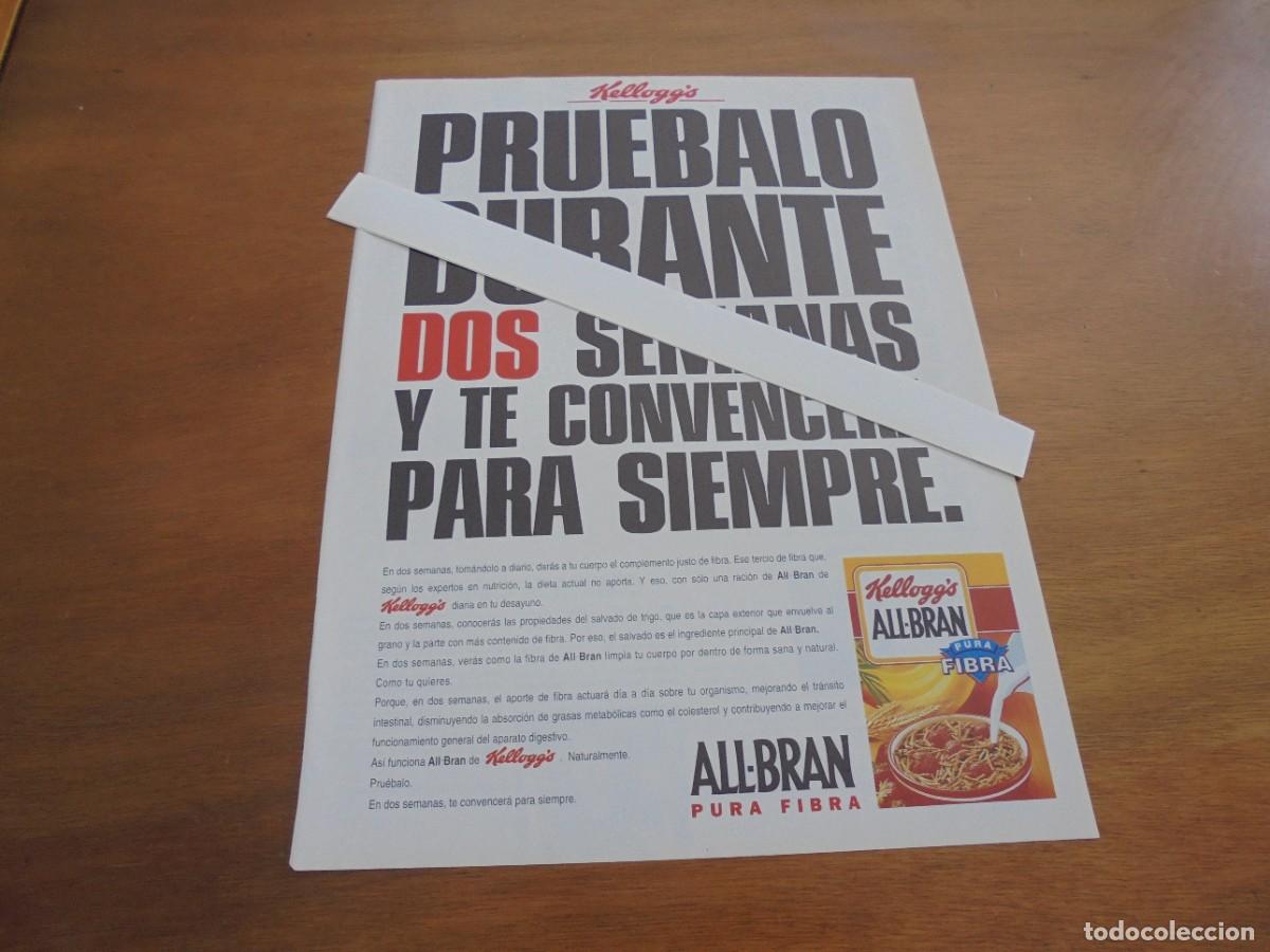 Cat&aacute;logos publicitarios: PUBLICIDAD 1995: KELLOGGS DE ALL-BRAN - Foto 1