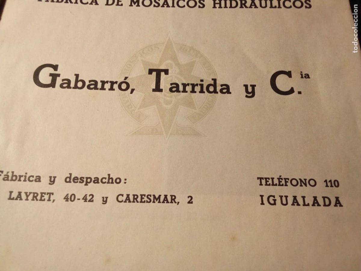 Cat&aacute;logos publicitarios: Igualada.Gabarr&oacute;,Tarrida y c. - Foto 2
