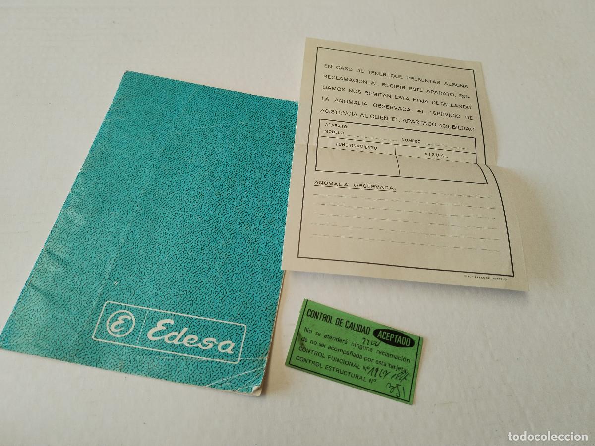 Cat&aacute;logos publicitarios: catalogo libro de instrucciones edesa - C158 - Foto 5