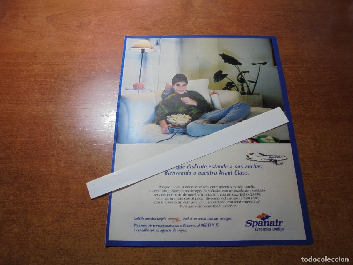 Cat&aacute;logos publicitarios: PUBLICIDAD 2001: SPANAIR - Foto 1