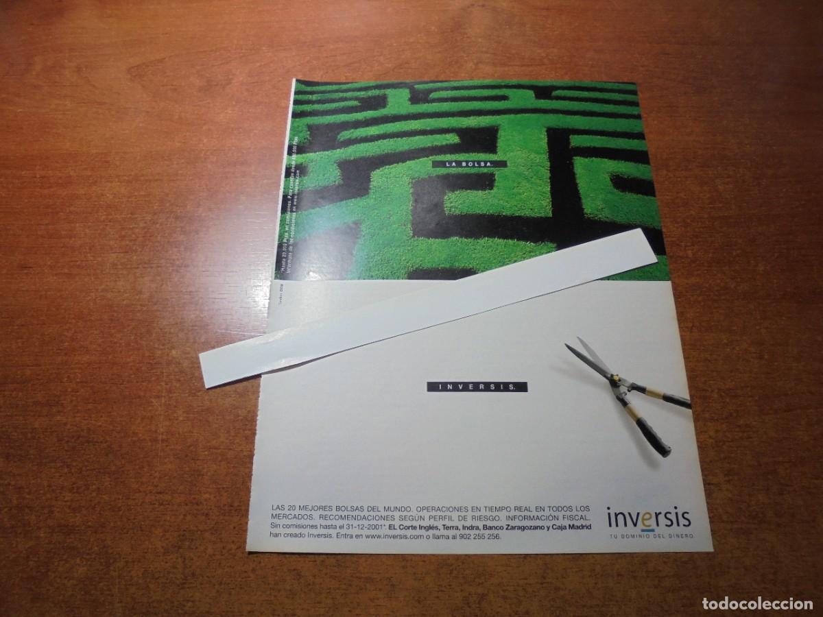 Cat&aacute;logos publicitarios: PUBLICIDAD 2001: INVERSIS - Foto 1