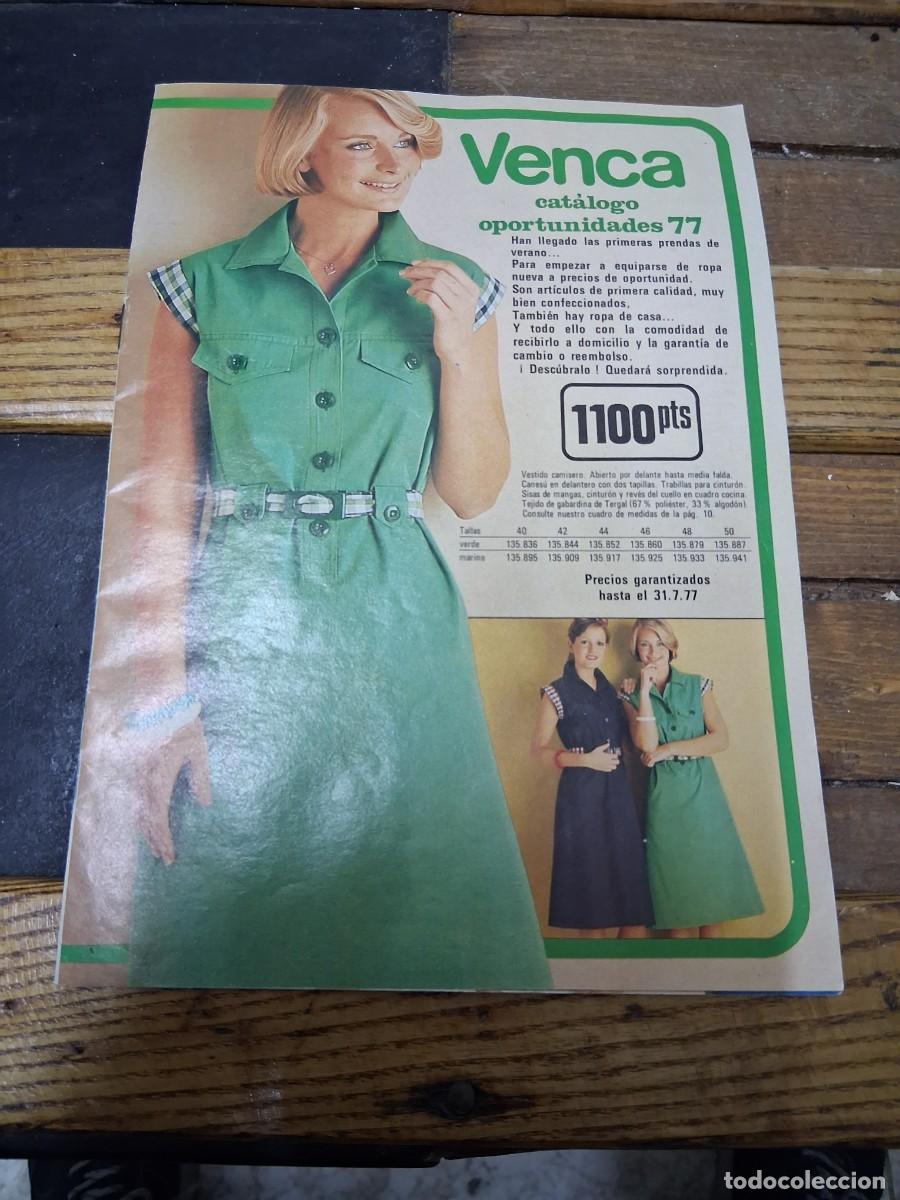 Cat&aacute;logos publicitarios: Catalogo de ropa Venca 77 a&ntilde;o 1977 moda - Foto 1