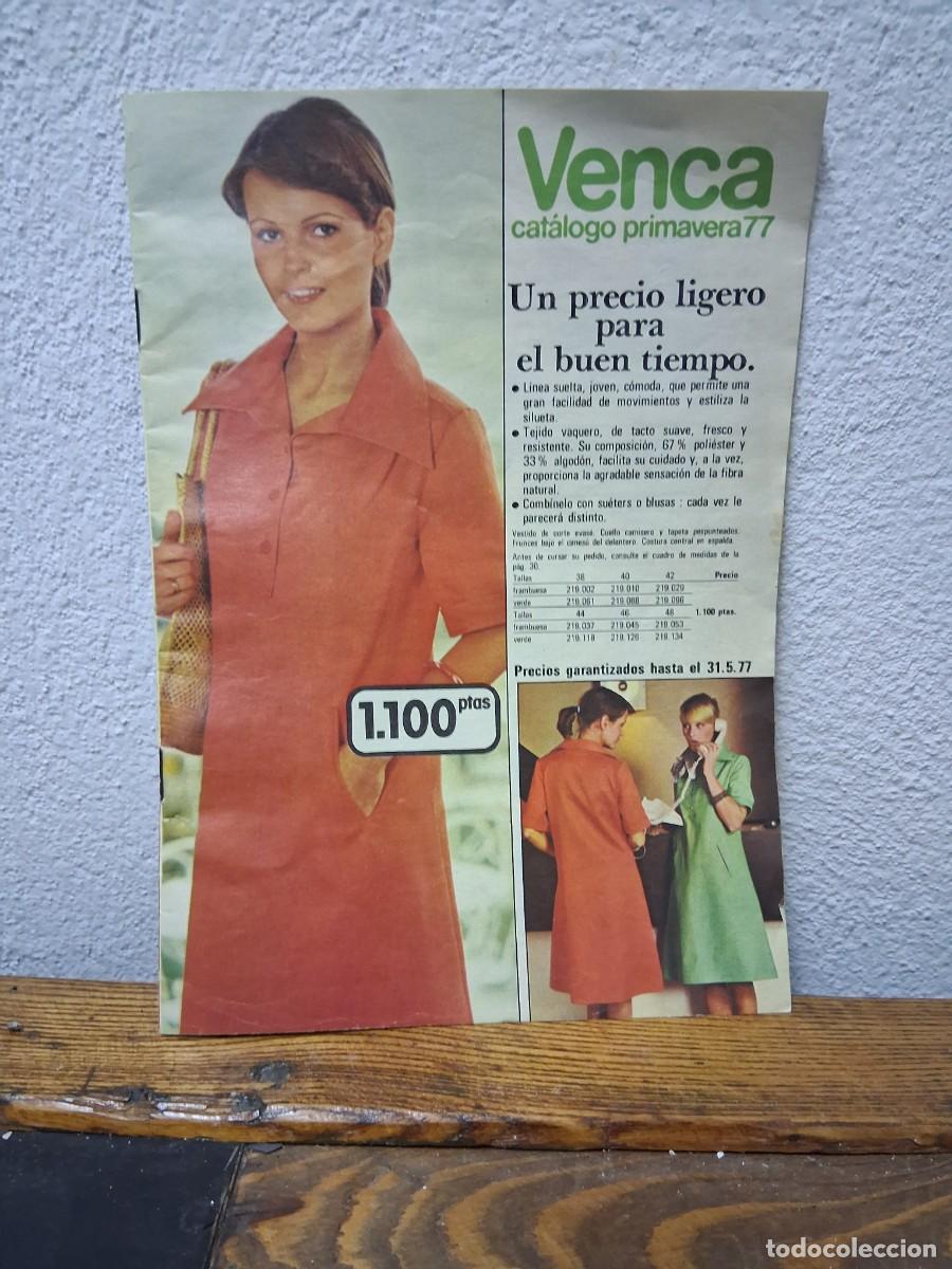 Cat&aacute;logos publicitarios: Catalogo de ropa Venca 77 a&ntilde;o 1977 moda - Foto 1