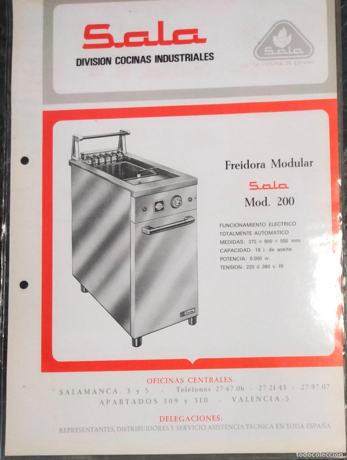 Cat&aacute;logos publicitarios: Publicidad Freidora Modular Sala. - Foto 1