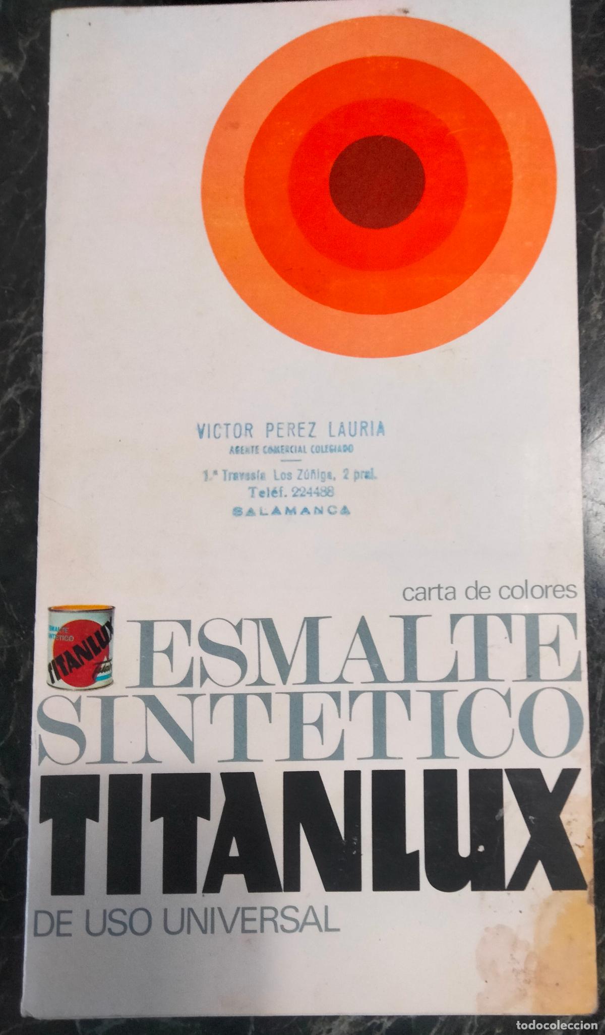 Cat&aacute;logos publicitarios: Publicidad esmalte sint&eacute;tico Titanlux - Foto 1