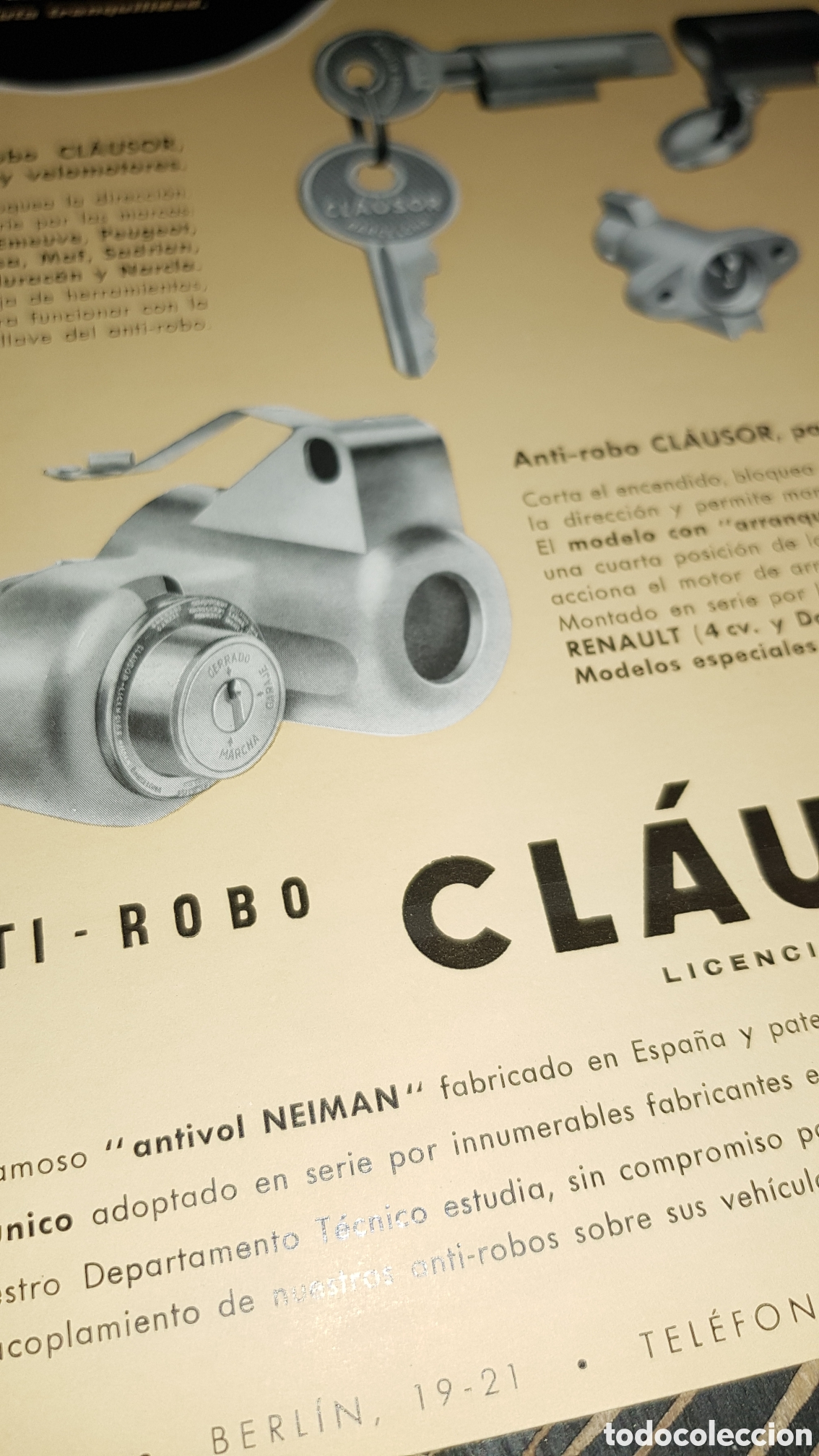 Cat&aacute;logos publicitarios: Bombines de Puerta CLAUSOR - Foto 4