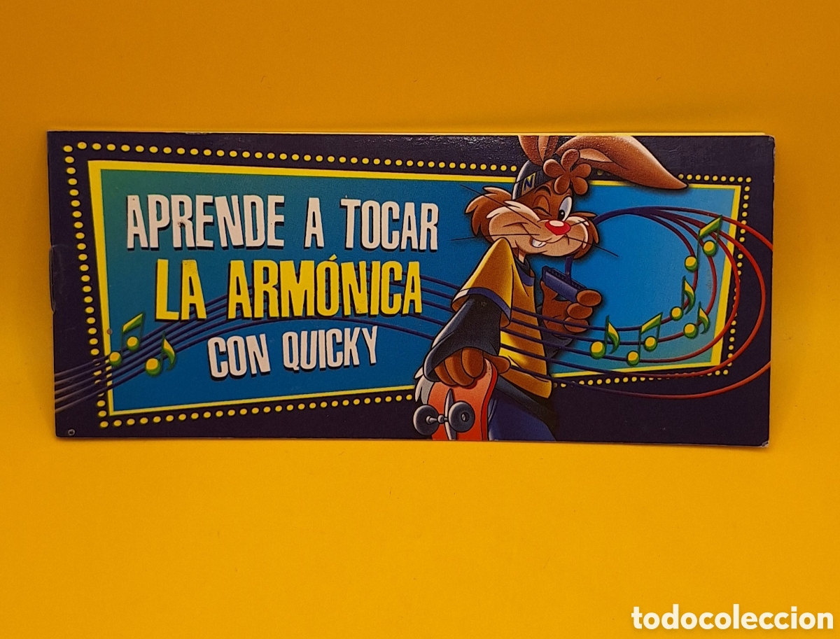 Cat&aacute;logos publicitarios: Aprende a Tocar la Arm&oacute;nica con Quicky - Nesquik - Nestl&eacute; -