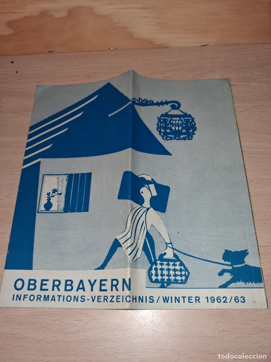 Cat&aacute;logos publicitarios: A&ntilde;os 60. Folleto Oberbayern. Alemania