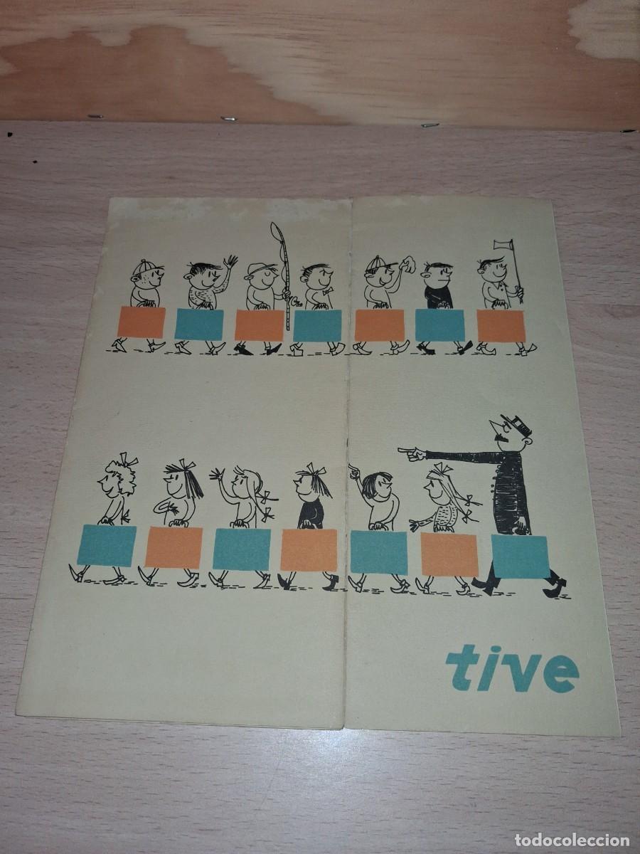 Cat&aacute;logos publicitarios: A&ntilde;os 60. Folleto tur&iacute;stico TIVE