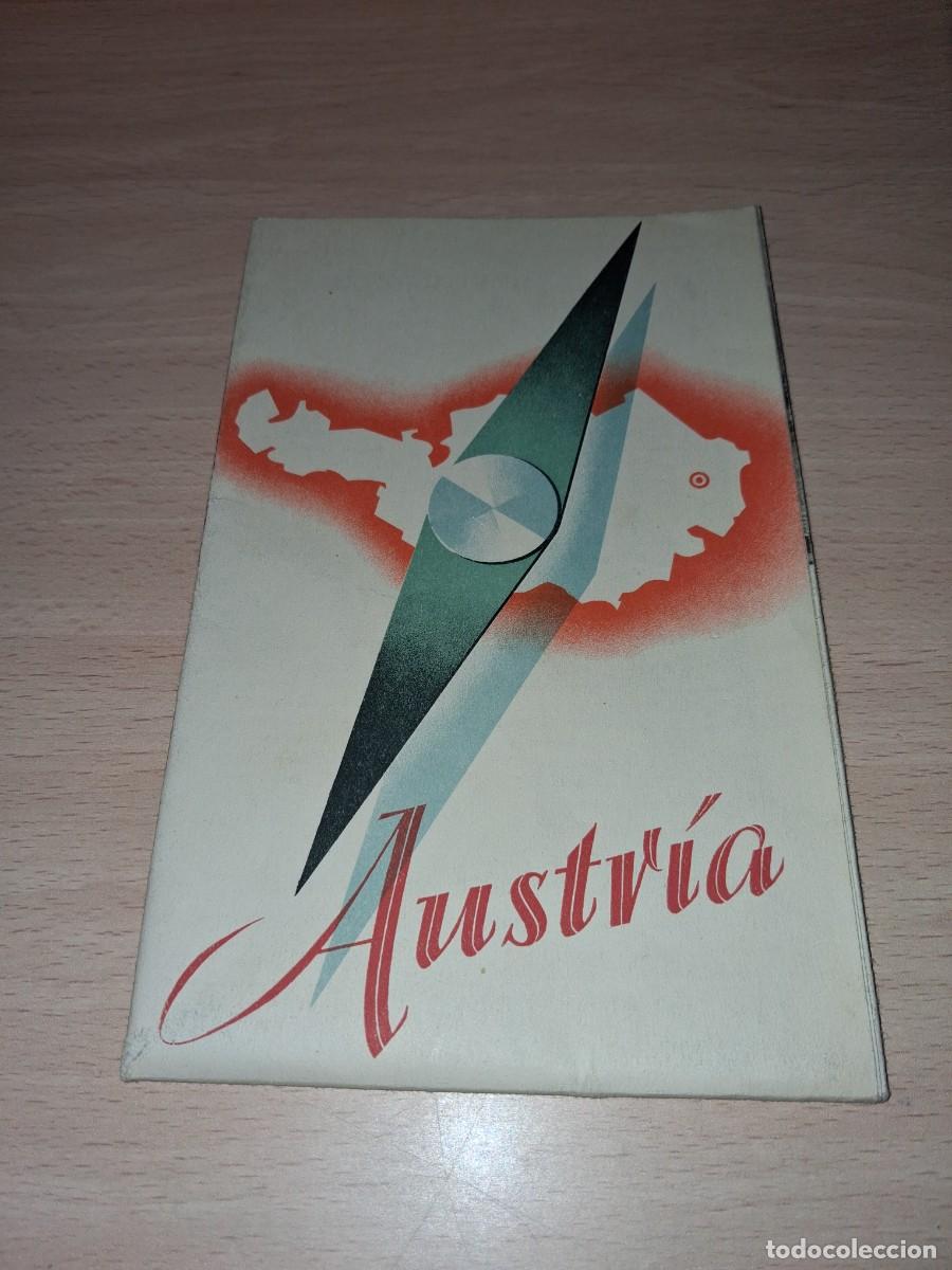 Cat&aacute;logos publicitarios: A&ntilde;os 60. Folleto Viaje a AUSTRIA