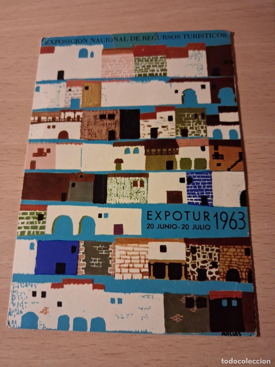 Cat&aacute;logos publicitarios: Tarjeta Postal EXPOTUR 1963