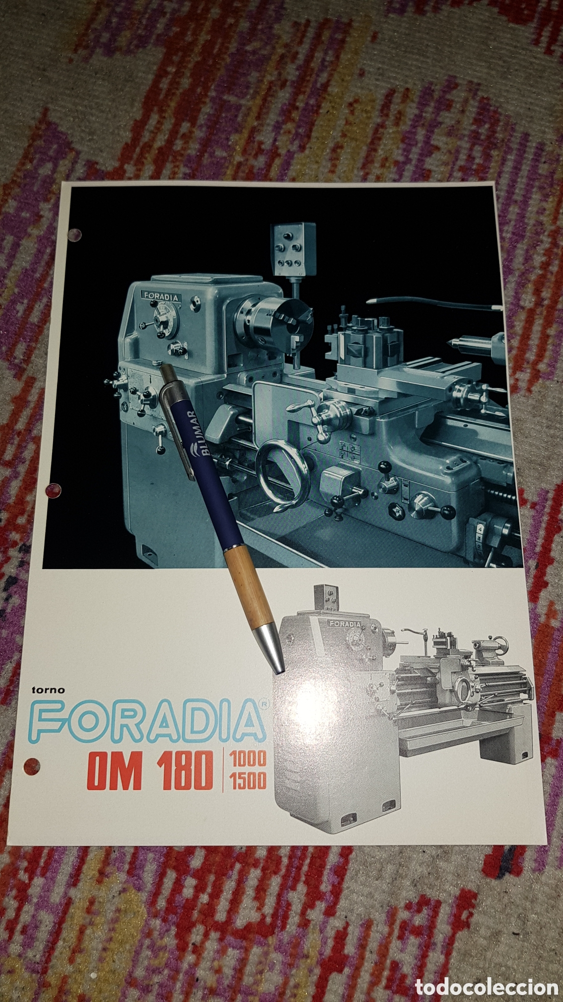Cat&aacute;logos publicitarios: Publicidad Torno Foradia OM 180