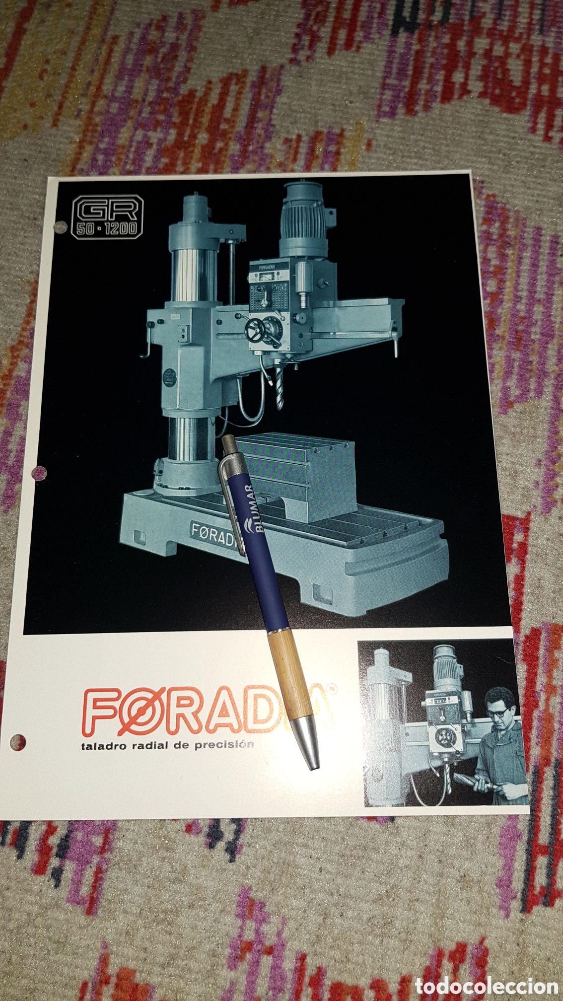 Cat&aacute;logos publicitarios: Taladro radial de precisi&oacute;n FORADIA