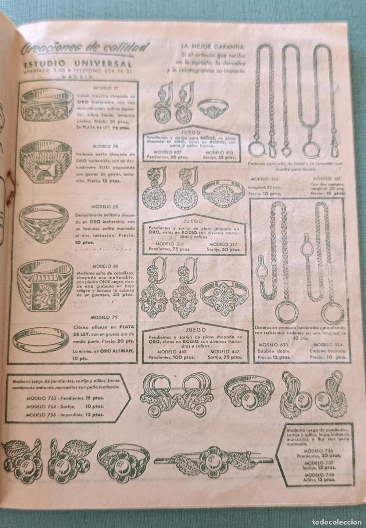 Cat&aacute;logos publicitarios: ANTIGUO CATALOGO ESTUDIO UNIVERSAL. JOYER&Iacute;A Y COMPLEMENTOS - Foto 3