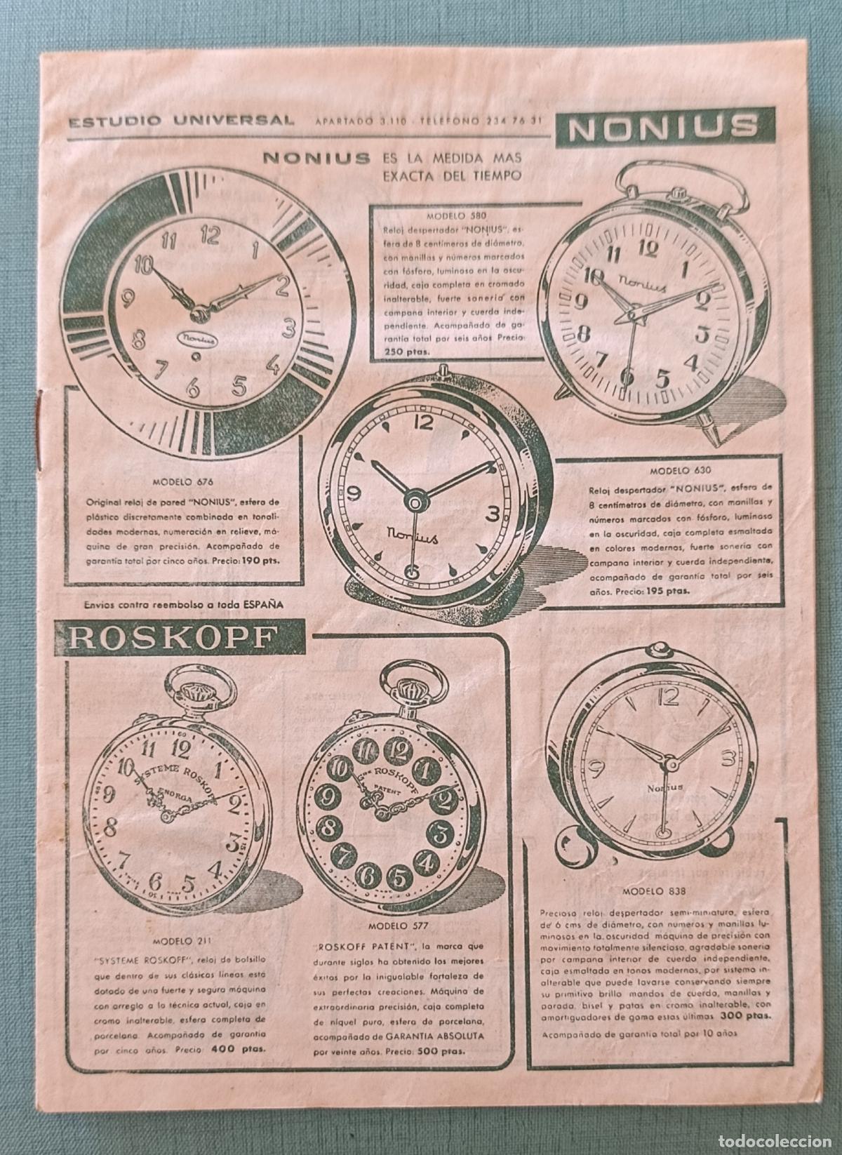 Cat&aacute;logos publicitarios: ANTIGUO CATALOGO ESTUDIO UNIVERSAL. JOYER&Iacute;A Y COMPLEMENTOS