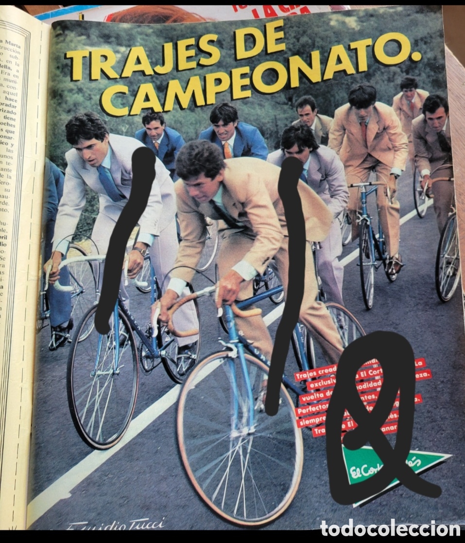 Cat&aacute;logos publicitarios: Publicidad Emilio Tucci El Corte Ingles ciclistas a&ntilde;os 80