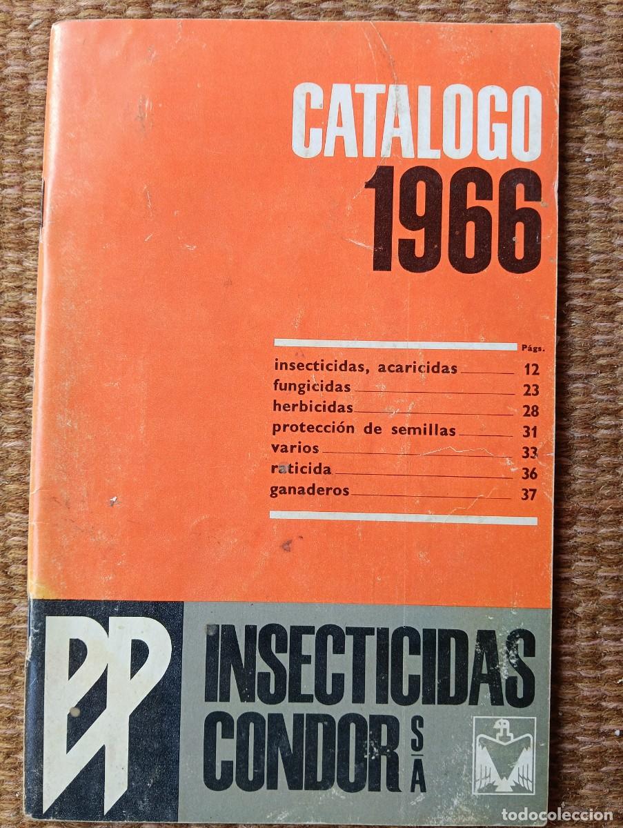 Cat&aacute;logos publicitarios: INSECTICIDAS CONDOR CATALOGO 1966