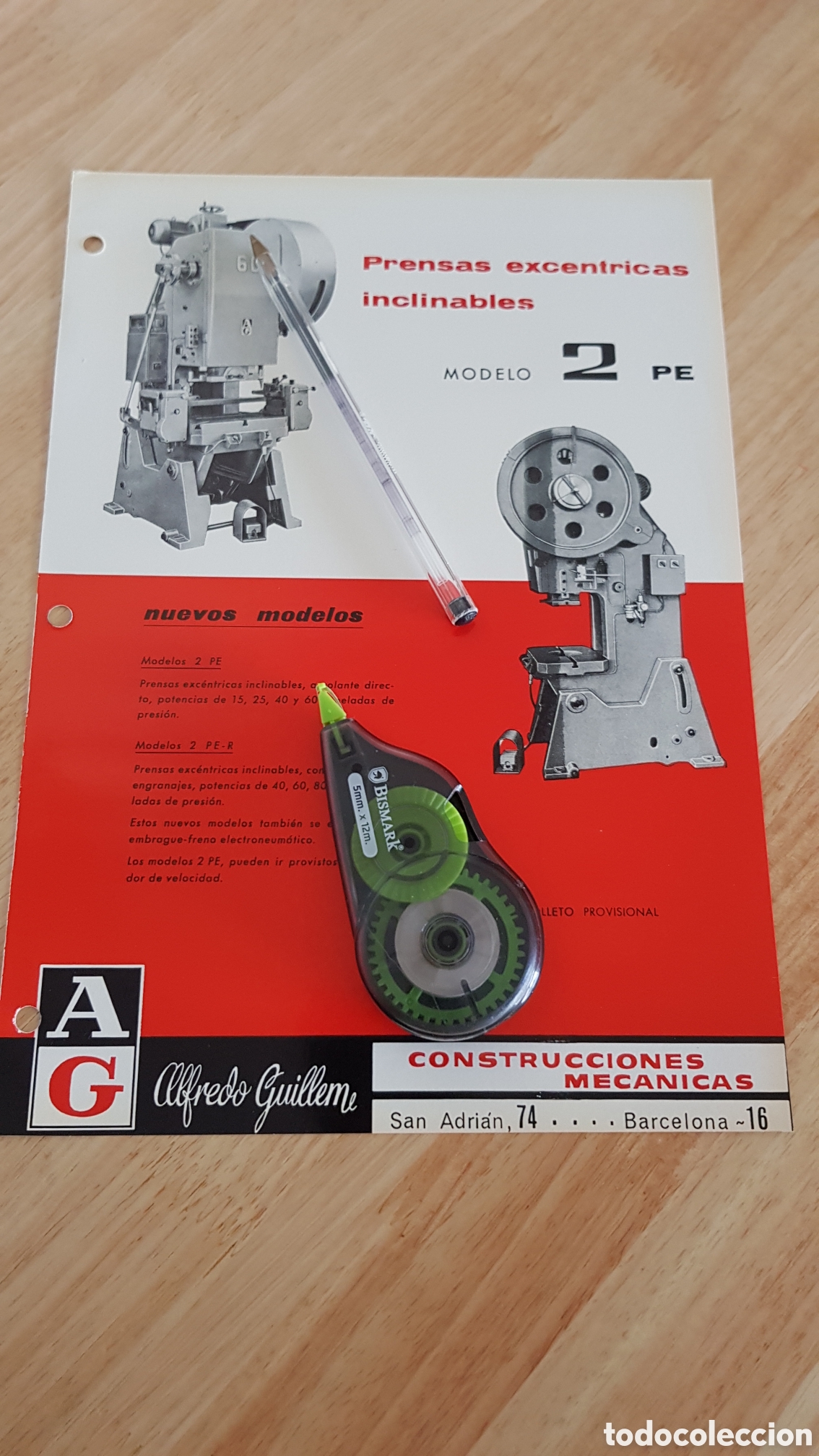 Cat&aacute;logos publicitarios: Construcciones Mec&aacute;nicas Alfredo Guill&eacute;n