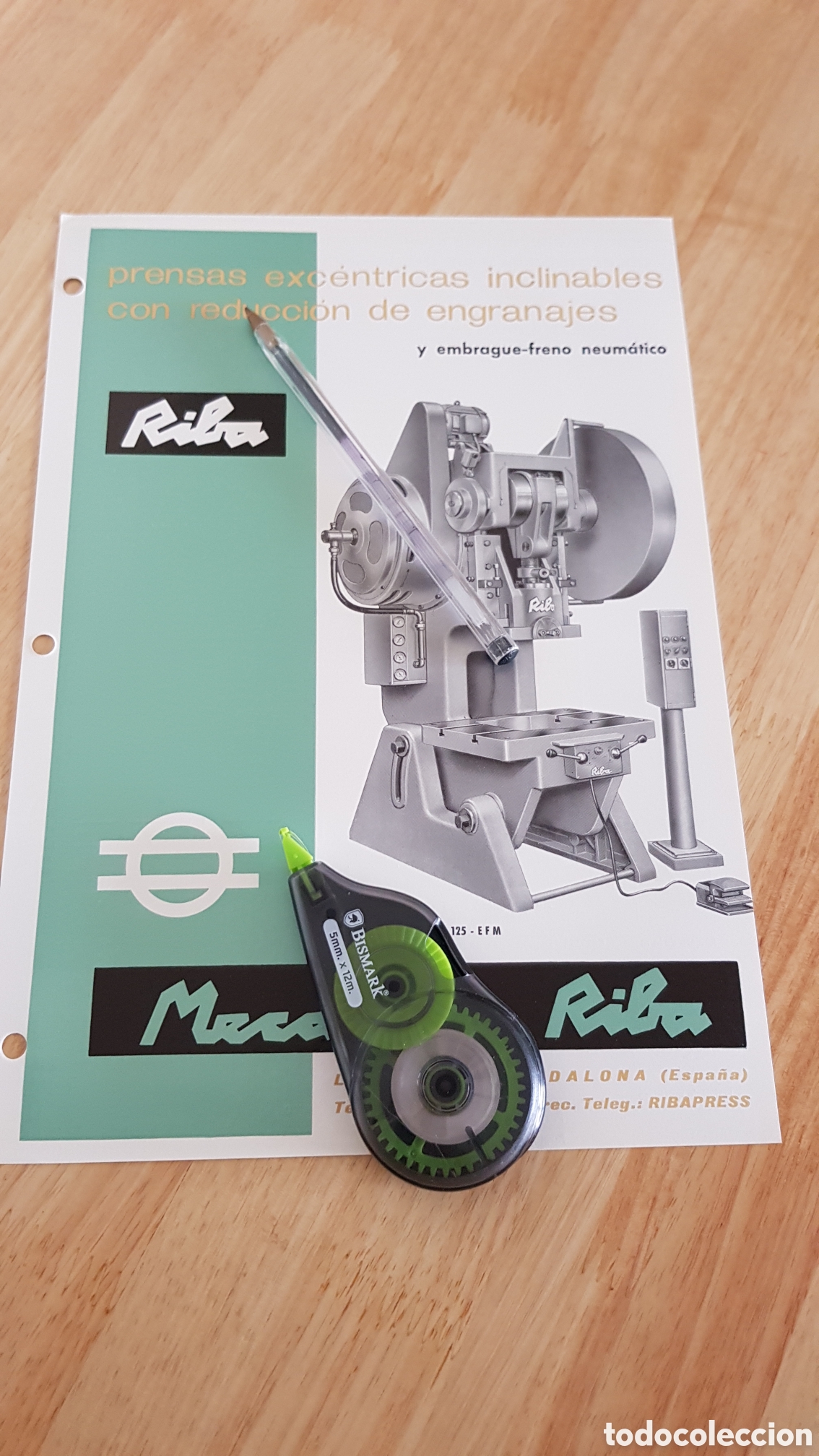 Cat&aacute;logos publicitarios: Mec&aacute;nica Riba Badalona Barcelona
