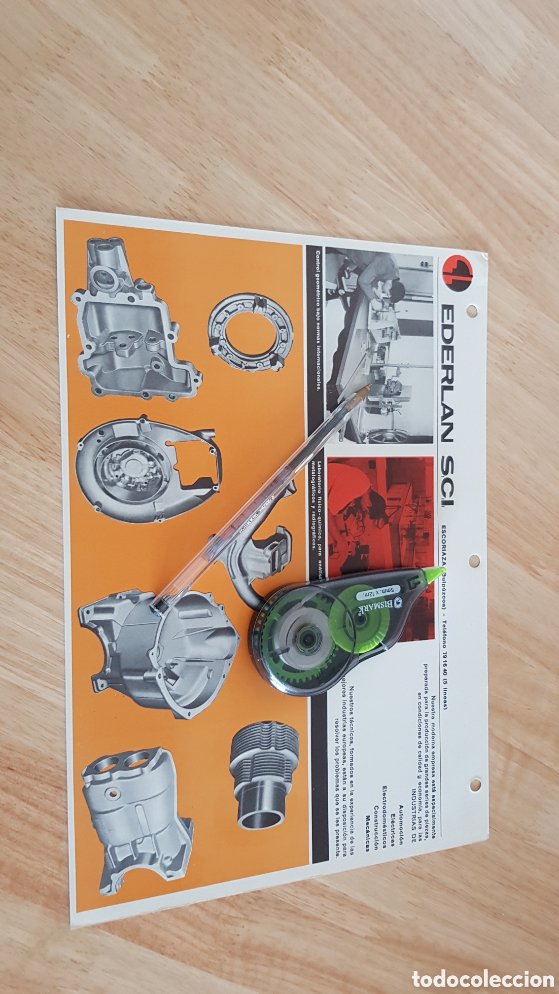 Cat&aacute;logos publicitarios: Fabrica de piezas EDERLAN S.C.I