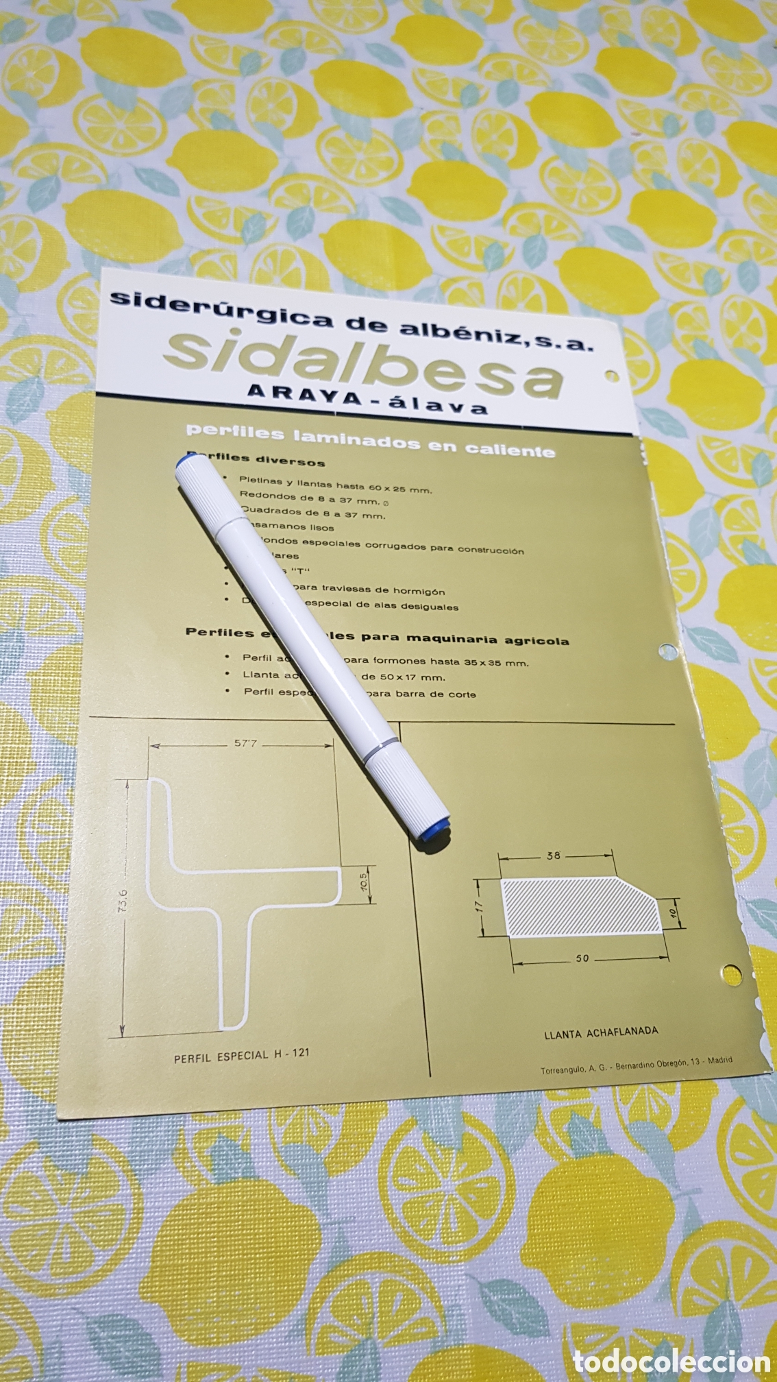 Cat&aacute;logos publicitarios: Sider&uacute;rgica de Albe&ntilde;iz S.A - Foto 2