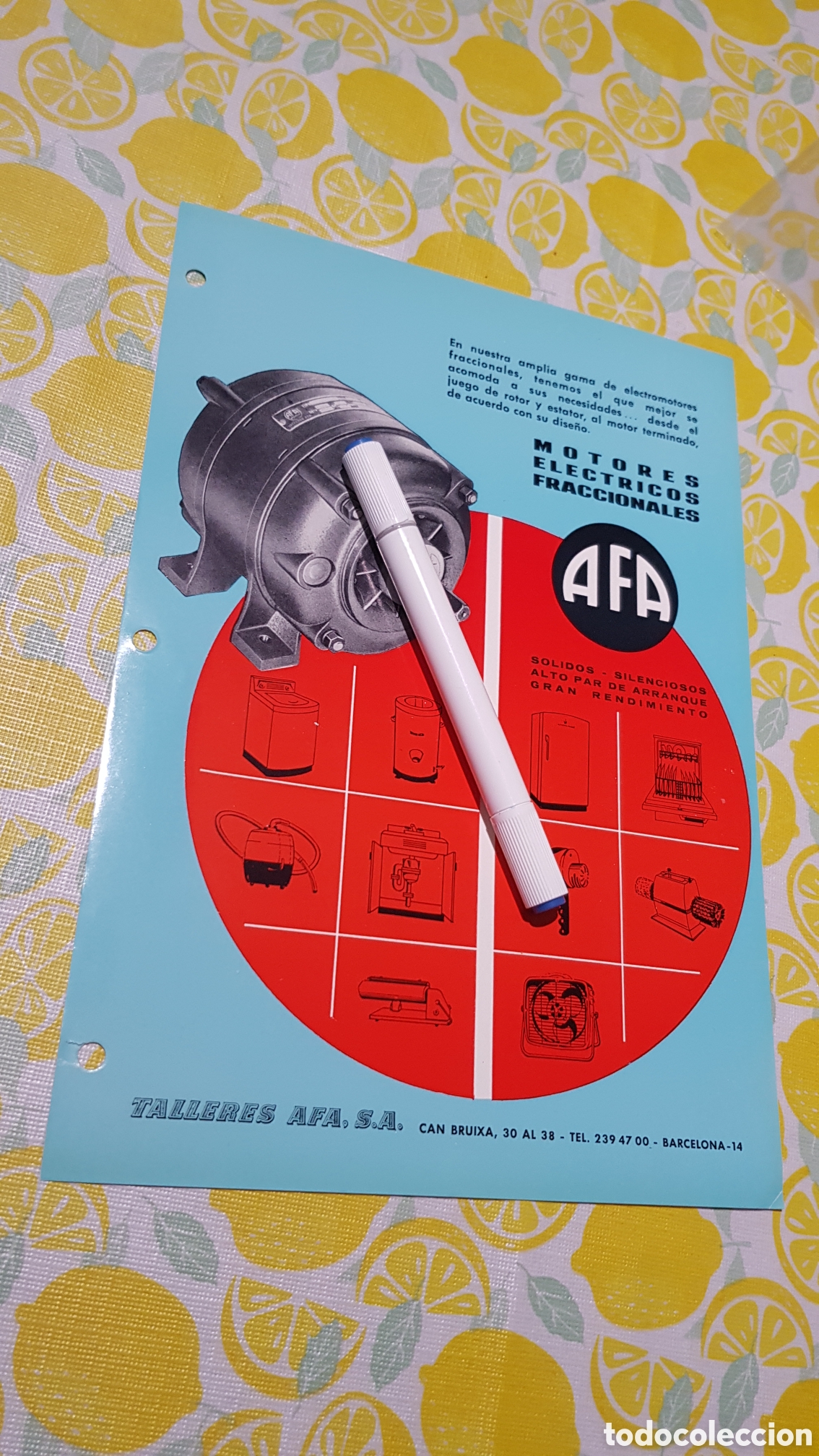 Cat&aacute;logos publicitarios: Talleres AFA S.A Barcelona