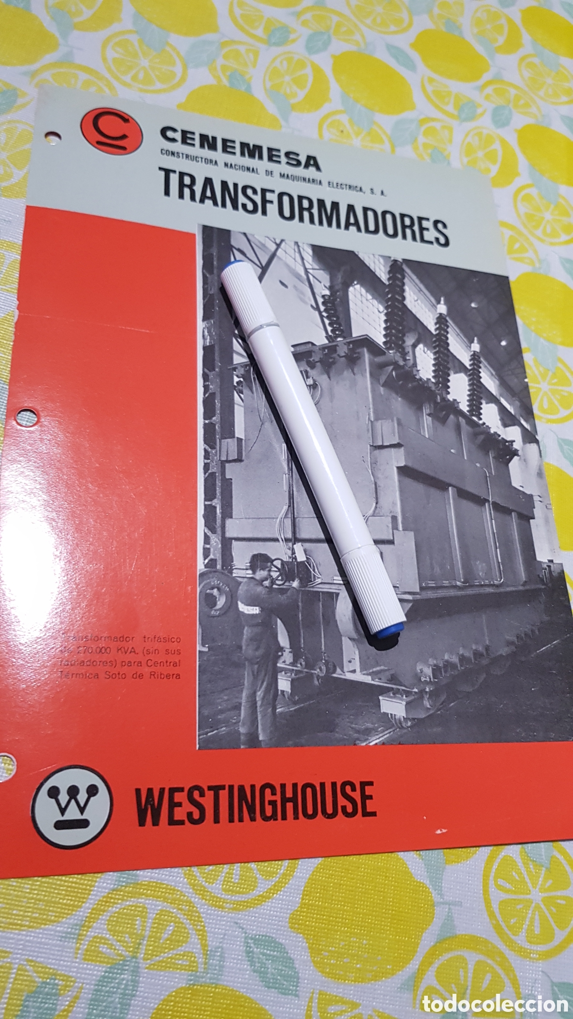 Cat&aacute;logos publicitarios: Cenemesa Transformadores