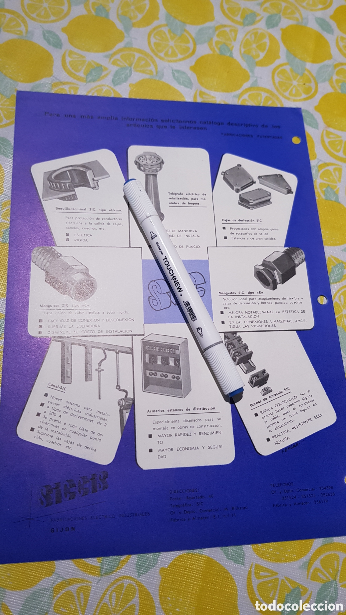 Cat&aacute;logos publicitarios: Fabricaciones Electrico Industrial