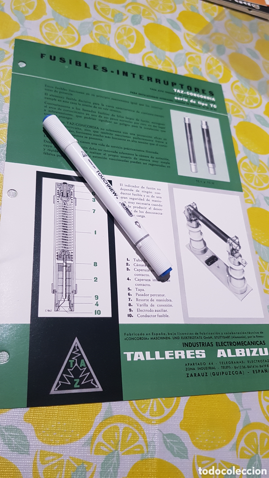 Cat&aacute;logos publicitarios: Talleres Albizu Zarauz