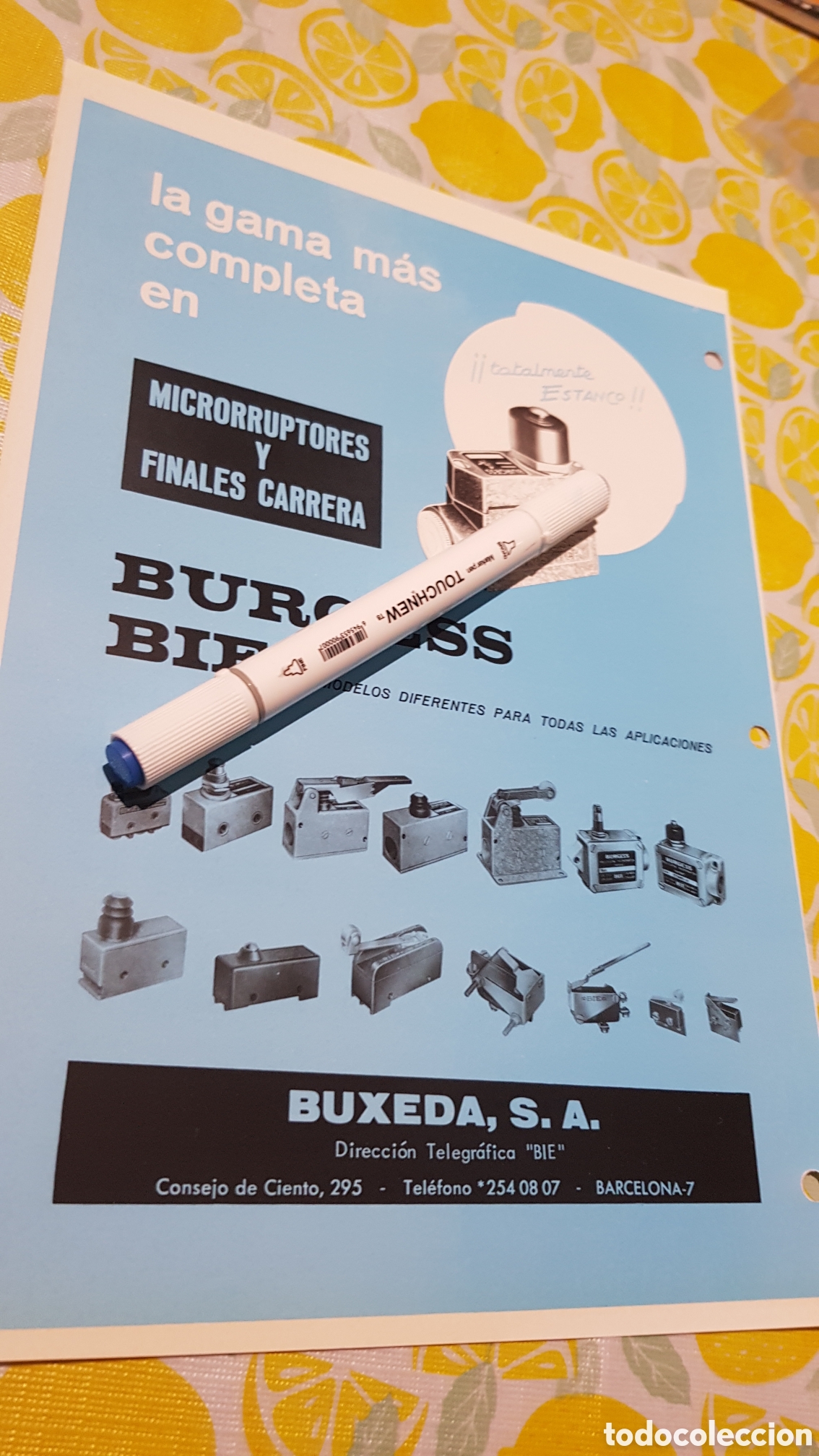 Cat&aacute;logos publicitarios: BUXEDA S.A Barcelona