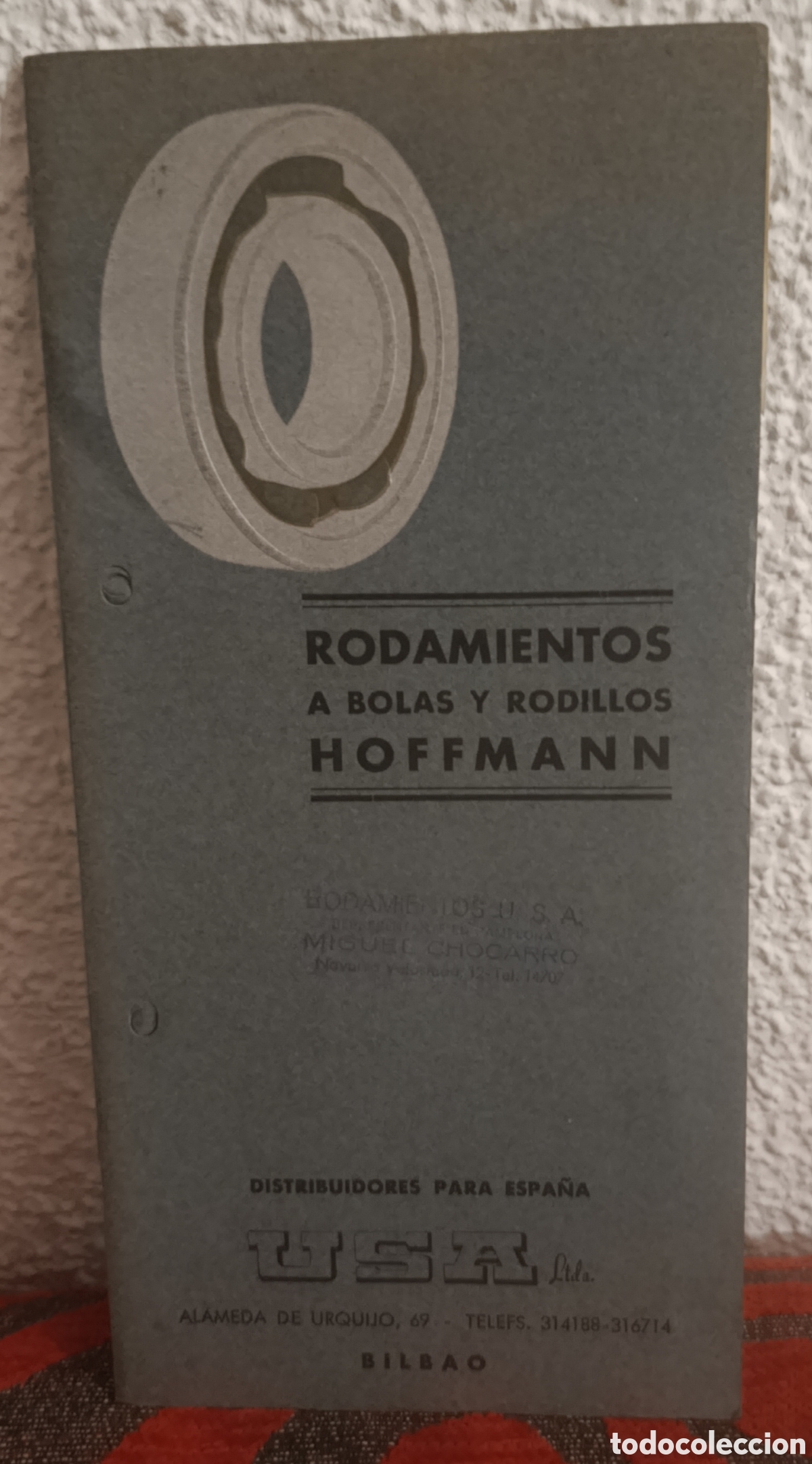 Cat&aacute;logos publicitarios: Cat&aacute;logo Antiguo Rodamientos a Bolas y Rodillos Hoffmann - Distribuidor U.S.A. Bilbao