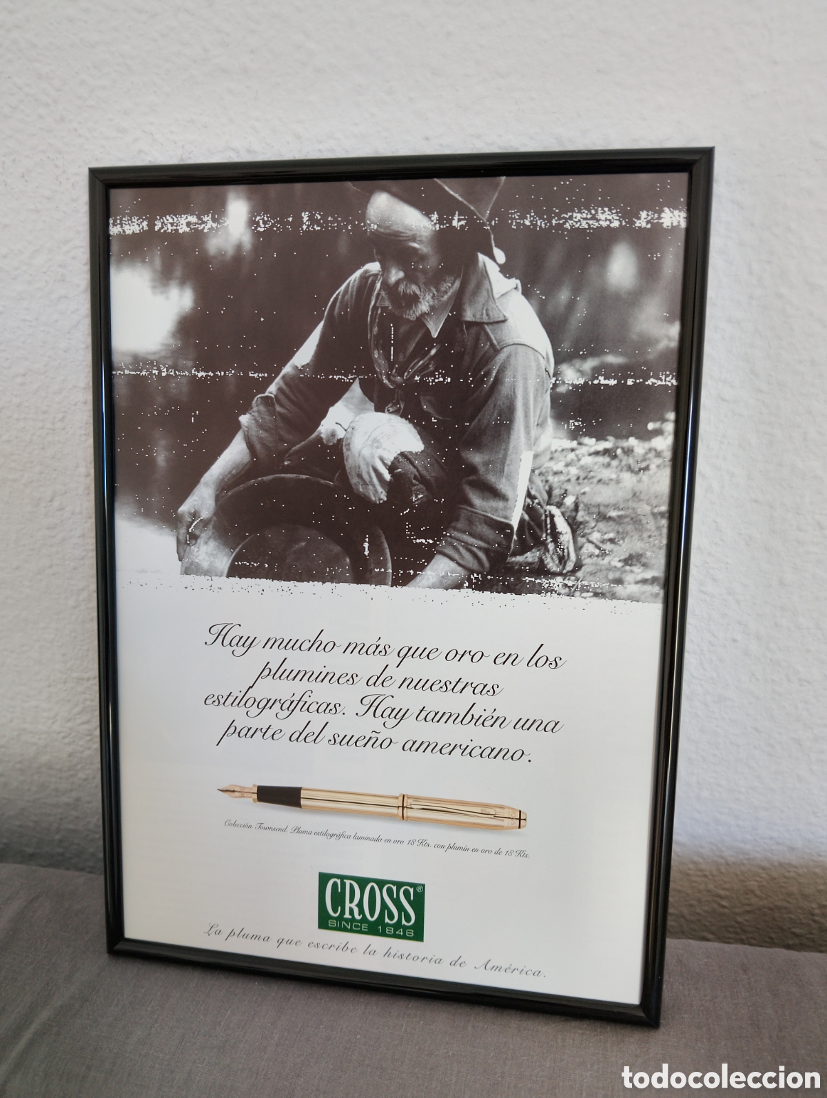 Cat&aacute;logos publicitarios: Cross pluma cuadro publicidad vintage a&ntilde;os 90