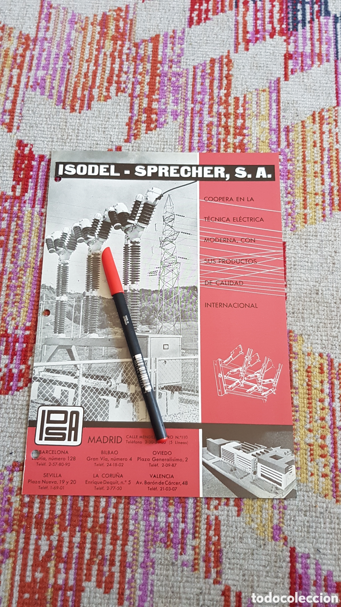 Cat&aacute;logos publicitarios: Publicidad Isodel-Sprecher S.A