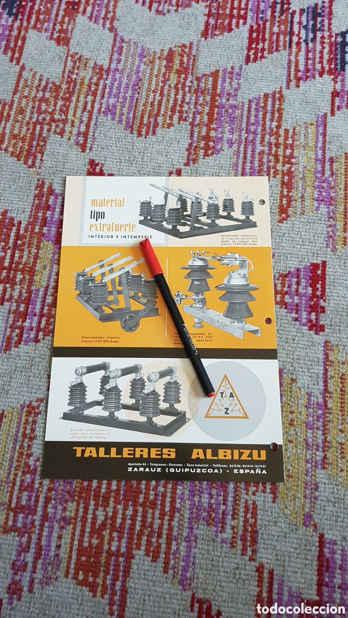 Cat&aacute;logos publicitarios: Industrias Electromec&aacute;nicas Talleres Albizu