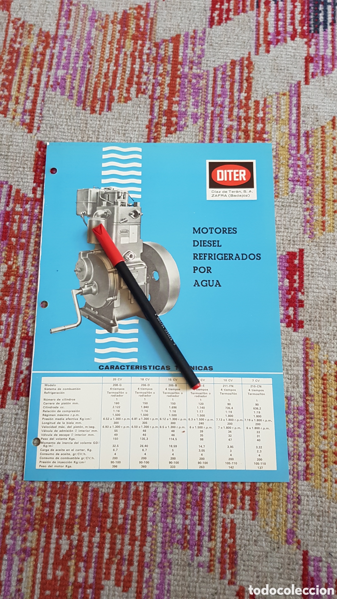 Cat&aacute;logos publicitarios: Motores di&eacute;sel refrigerados por agua