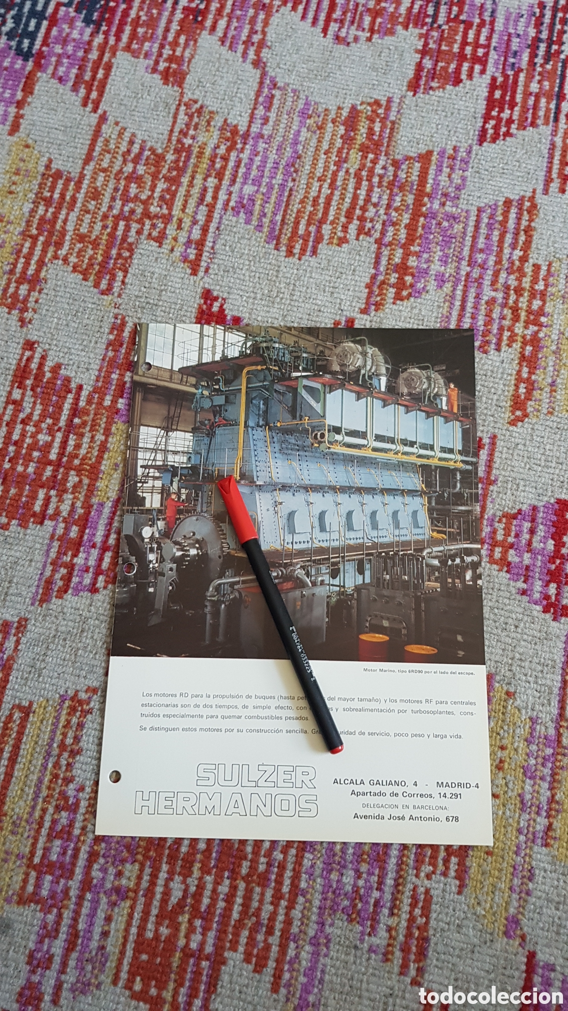 Cat&aacute;logos publicitarios: Catalogo Sulzer hermanos