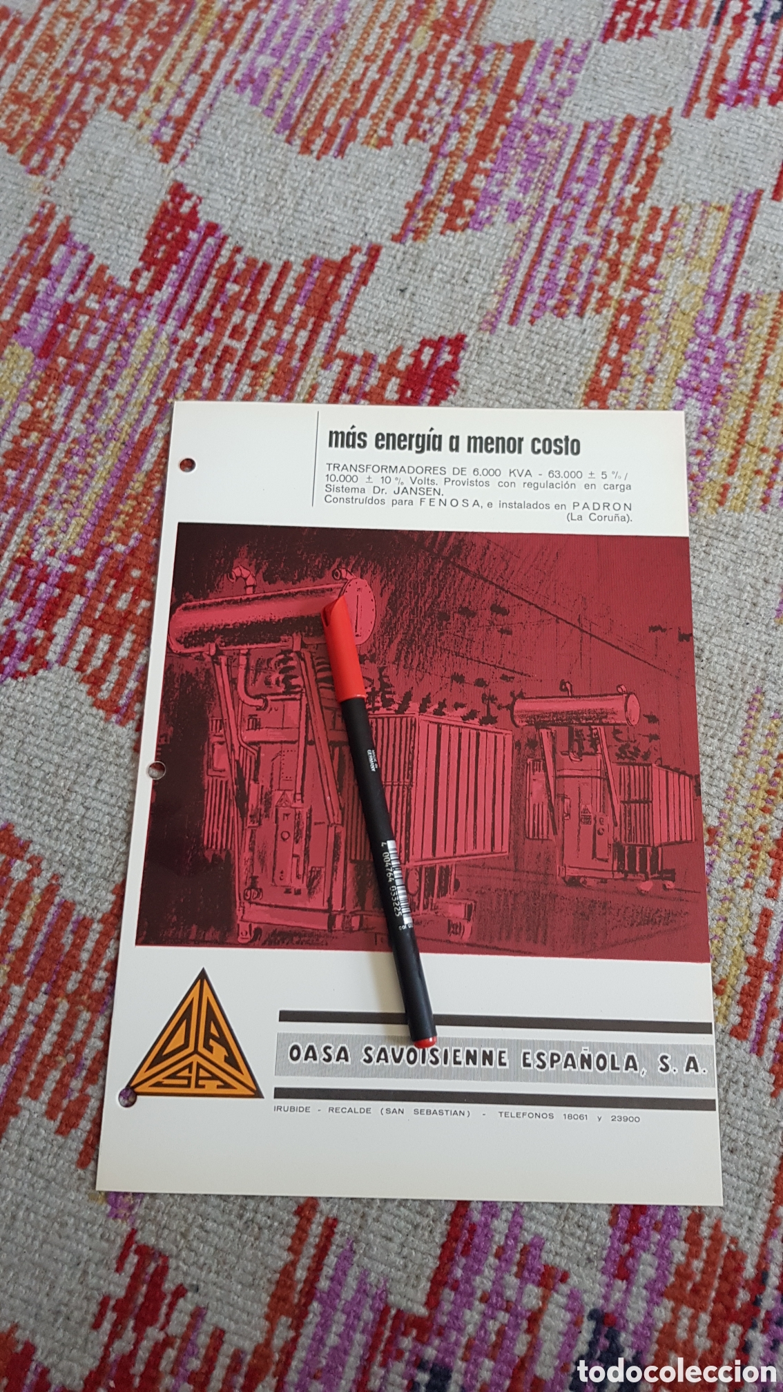 Cat&aacute;logos publicitarios: Publicidad Oasa Savoisienne espa&ntilde;ola S.A