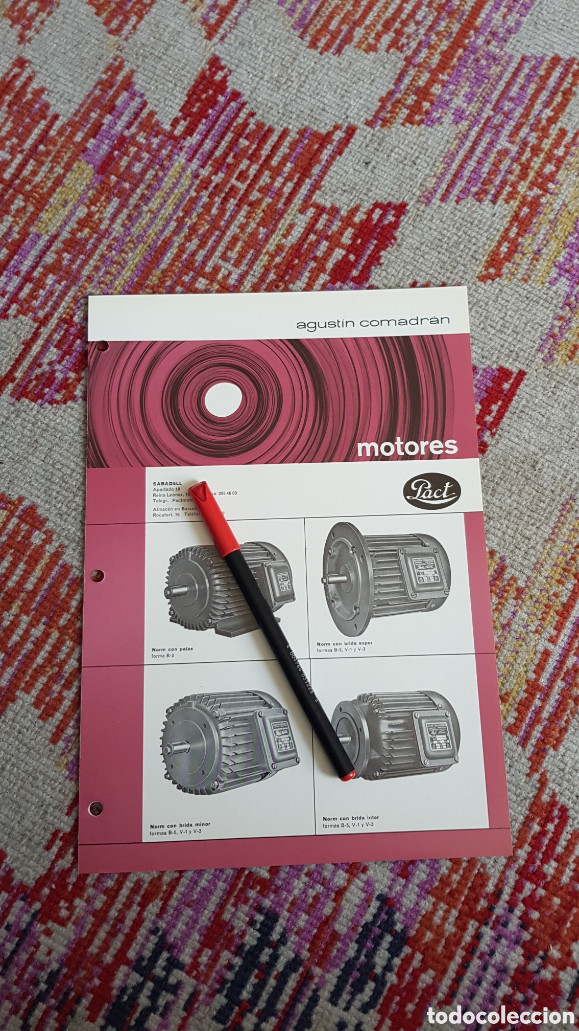 Cat&aacute;logos publicitarios: Motores el&eacute;ctricos Pact