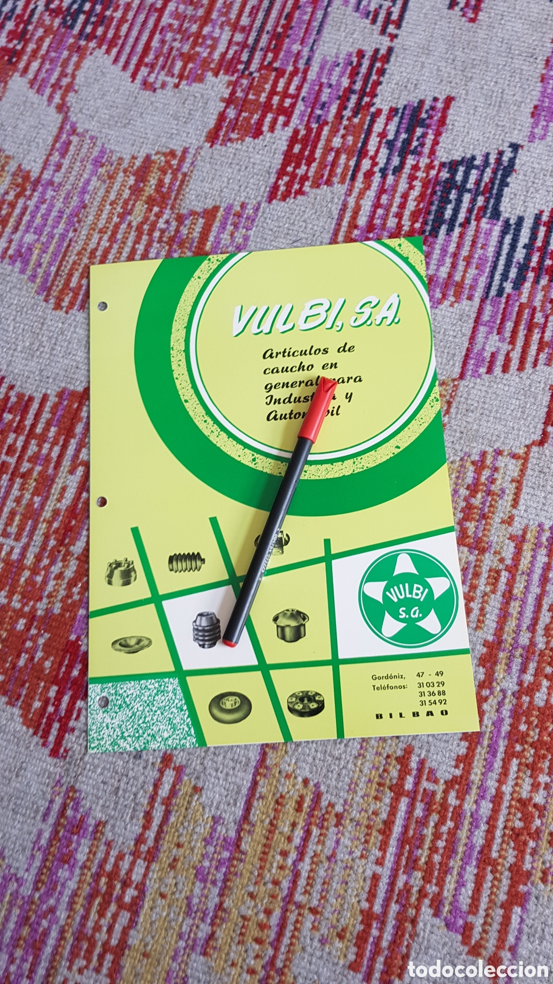 Cat&aacute;logos publicitarios: Piezas de caucho - Metal