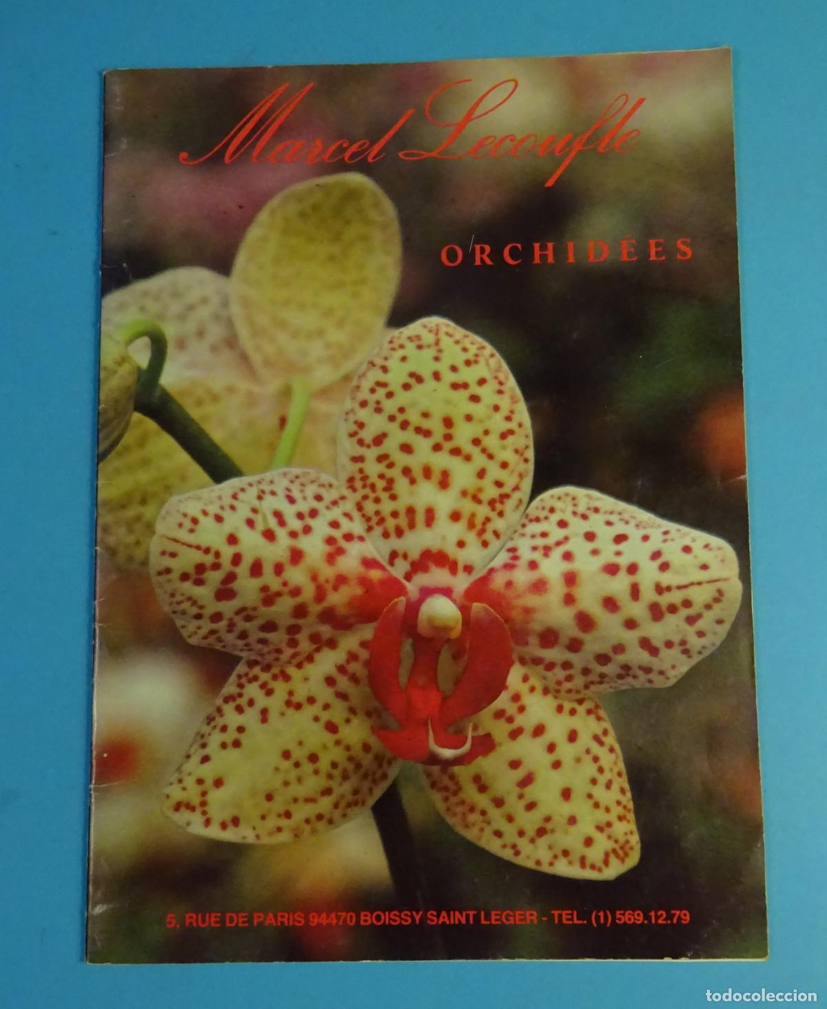 Cat&aacute;logos publicitarios: FOLLETO VIVERO ORCHID&Eacute;ES MARCEL LECOUFLE. ORQUIDEAS. EN FRANC&Eacute;S