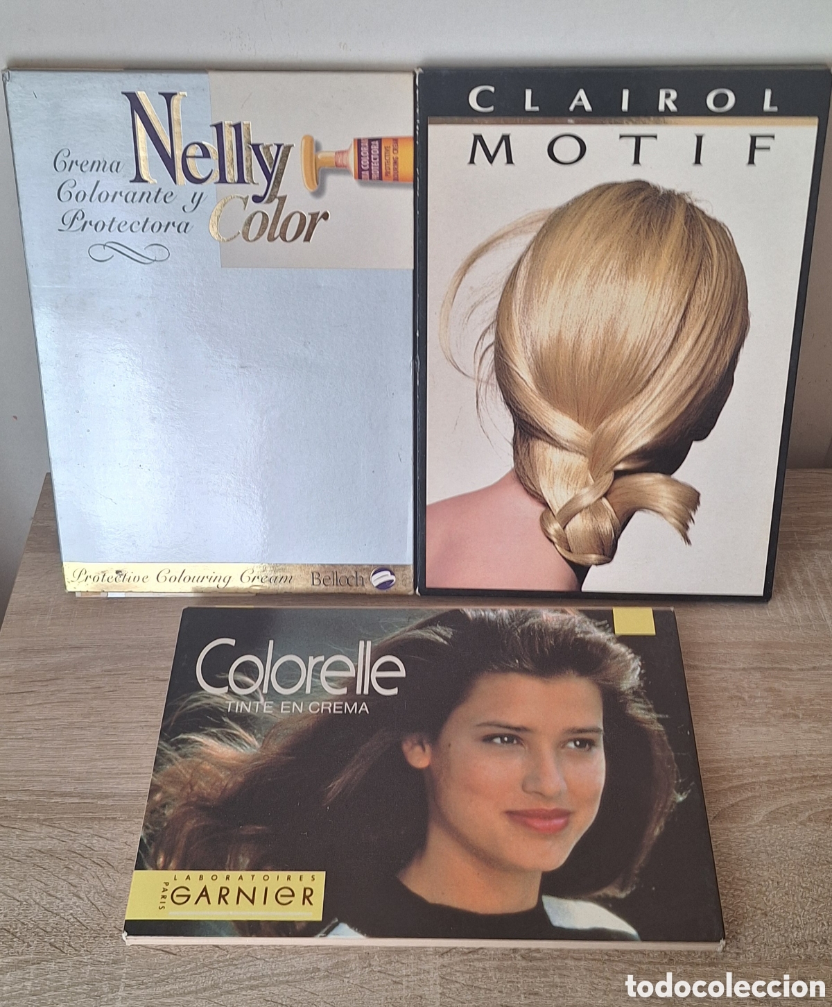 Cat&aacute;logos publicitarios: Lote Cat&aacute;logos - Muestrarios Color Tintes de Pelo - Garnier - Nelly - Clairol -