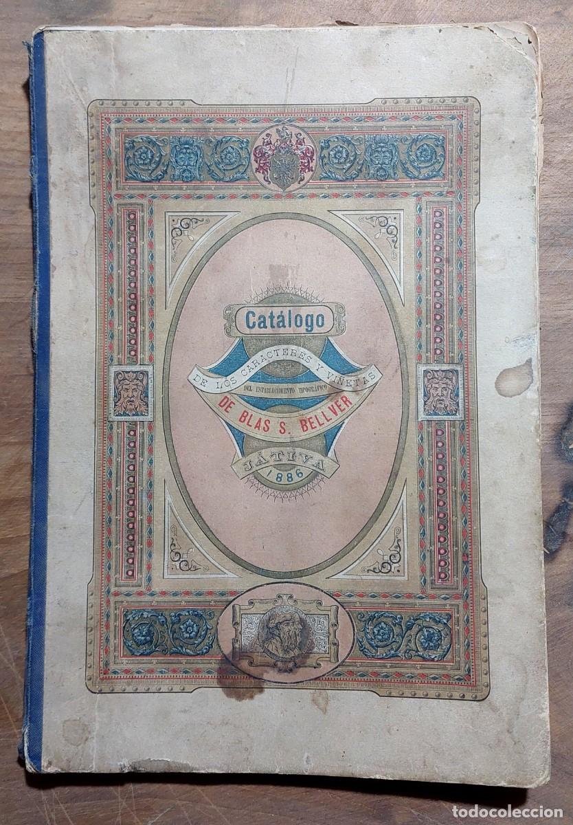 Cat&aacute;logos publicitarios: Catalogo de caracteres y vi&ntilde;etas 1886